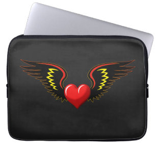 Flügelherz Laptopschutzhülle