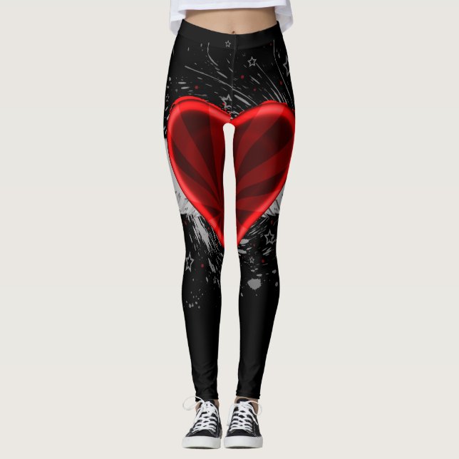 Flügelherz Leggings (Vorderseite)