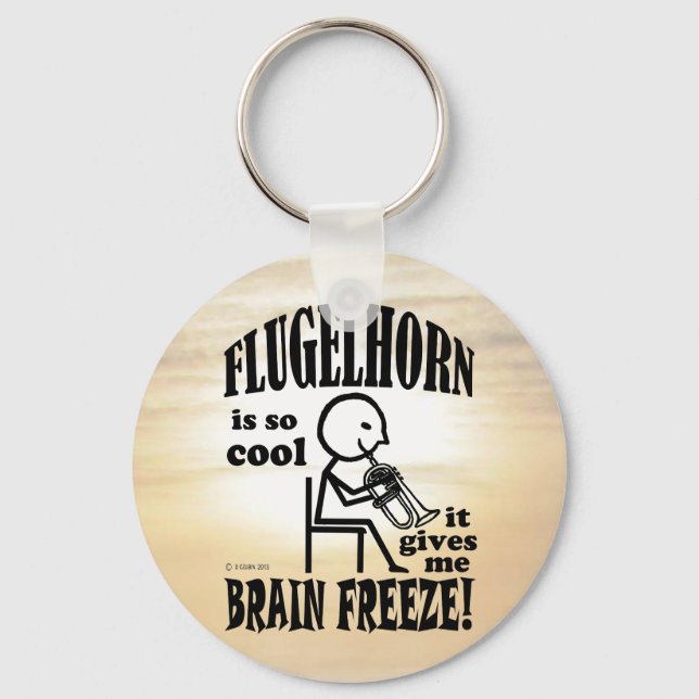 Flugelhorn, Brain Freeze Schlüsselanhänger (Vorderseite)