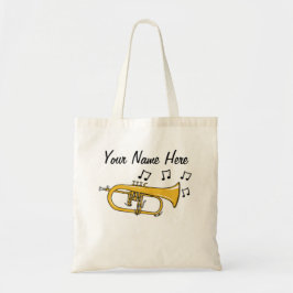 Flugelhorn Custom Tote Bag Brass Musician Gift Tragetasche