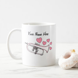 Flugelhorn Custom Wedding Tasse Brass Musiker