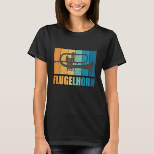 Flugelhorn Musician Vintag Musical Instrument Win T-Shirt