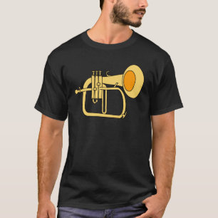 Flugelhorn Musikinstrument T-Shirt