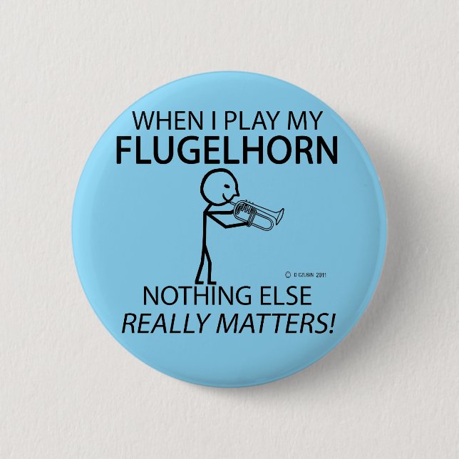 Flugelhorn nichts anderes zählt button (Vorderseite)