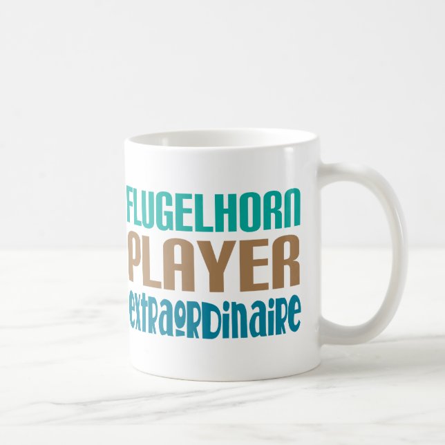 Flugelhorn Spieler Extraordinaire Kaffeetasse (Rechts)