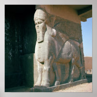 Flügelkopfbulle, neoassyrische Periode