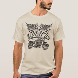 Flügelpisten Racing Motorrad Chopper Shirt