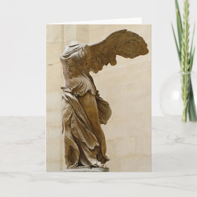 Flügelsieg von Samothrace Karte (Vorderseite)