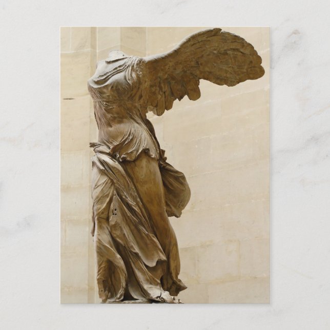 Flügelsieg von Samothrace Postkarte (Vorderseite)