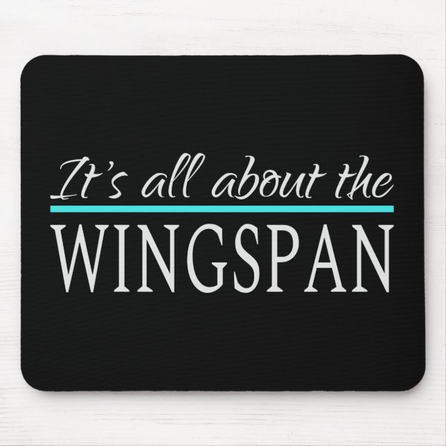Flügelspannweite Mousepad (Vorne)