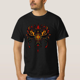 Flügelsymbol - Verziertes Tattoo-Design T-Shirt