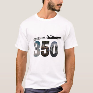 Flugfläche 350 - Luftfahrtenthusiast T-Shirt