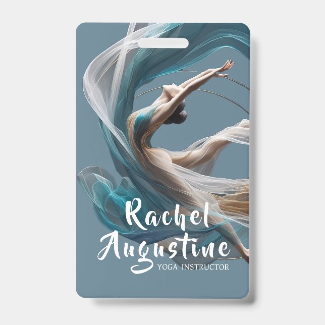 Flugflieger-Yoga-Lehrer Pilates-Fitness Ausweis (Vorderseite)