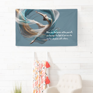 Flugflieger-Yoga-Lehrer Pilates-Fitness Banner