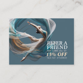 Flugflieger-Yoga-Lehrer Pilates-Fitness Empfehlungskarte