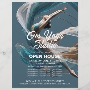 Flugflieger-Yoga-Lehrer Pilates-Fitness Flyer