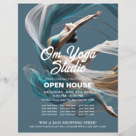 Flugflieger-Yoga-Lehrer Pilates-Fitness Flyer