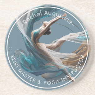 Flugflieger-Yoga-Lehrer Pilates-Fitness Getränkeuntersetzer