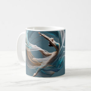 Flugflieger-Yoga-Lehrer Pilates-Fitness Kaffeetasse