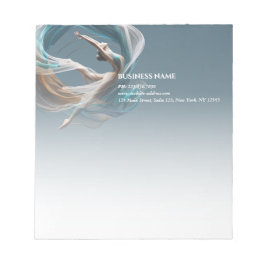 Flugflieger-Yoga-Lehrer Pilates-Fitness Notizblock