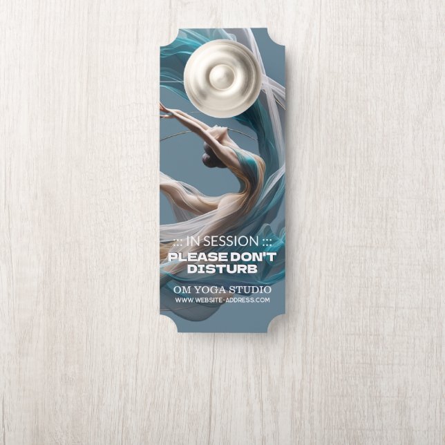 Flugflieger-Yoga-Lehrer Pilates-Fitness Türanhänger (Auf Knauf)