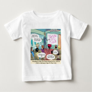 Fluggesellschaft LifeCoach Klasse Lustig Baby T-shirt