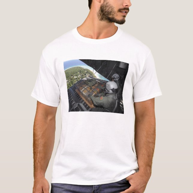 Fluggesellschaften drängen eine Palette gespendete T-Shirt (Vorderseite)