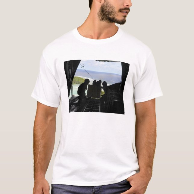 Fluggesellschaften drängen eine Palette gespendete T-Shirt (Vorderseite)