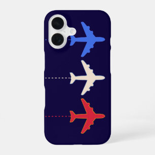 Fluggesellschaften Flugzeuge iPhone 16 Hülle