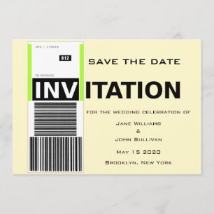Flughafen-Gepäck-Anspruchs-Thema, das Save the Save The Date