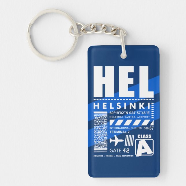 Flughafen HEL Helsinki Schlüsselanhänger (Vorderseite)