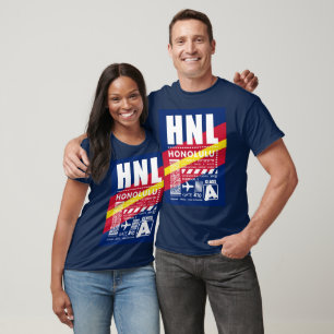 Flughafen HNL Honolulu T-Shirt