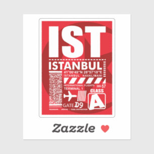Flughafen IST Istanbul Aufkleber