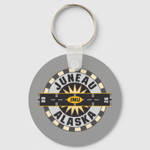 Flughafen Juneau Alaska JNU Schlüsselanhänger