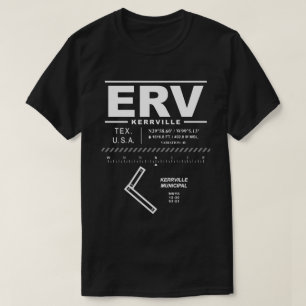 Flughafen Kerrville Municipal ERV USAA T-Shirt