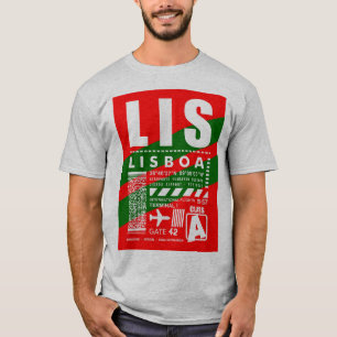 Flughafen LIS Lissabon T-Shirt