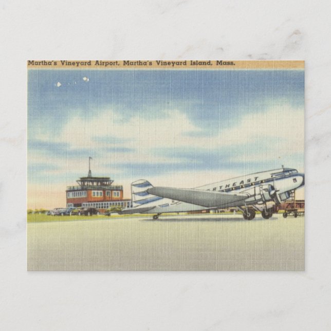 Flughafen Marthas Vineyard Postkarte (Vorderseite)