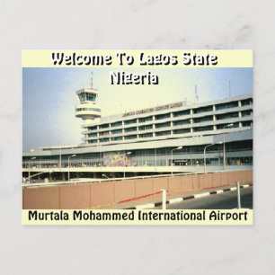 Flughafen Murtala Muhammed (Mojisola Gbadamosi) Postkarte