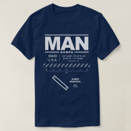 Flughafen Nampa Municipal MAN T-Shirt