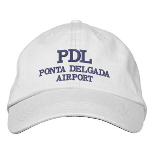 Flughafen PDL Ponta Delgada Bestickte Baseballkappe