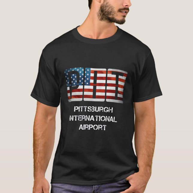 Flughafen Pittsburgh T-Shirt (Vorderseite)