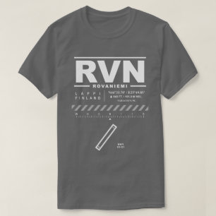 Flughafen Rovaniemi RVN T-Shirt