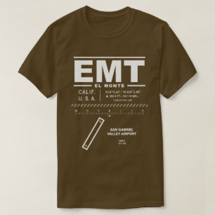 Flughafen San Gabriel Flughafen EMT T - Shirt