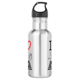 Flughafen Santa Monica Start 21 / 3 Edelstahlflasche