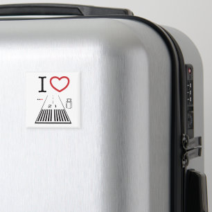 Flughafen Santa Monica Start 21 Quadratmagnet Magnet