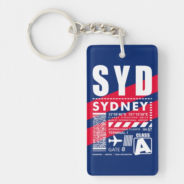 Flughafen SYD Sydney Schlüsselanhänger (Vorderseite)