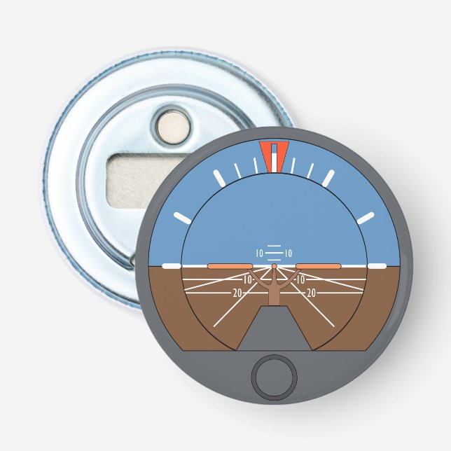 Flughandbuch Flaschenöffner (Vorderseite)