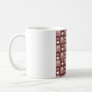 Flugherzen, Liebe-Umschläge und Mobiltelefone Kaffeetasse