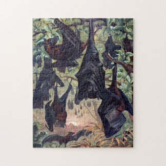 Flughund-Puzzlespiel Puzzle