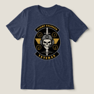 Flugingenieur Veteran Aviation Emblem Tri-Blend Shirt